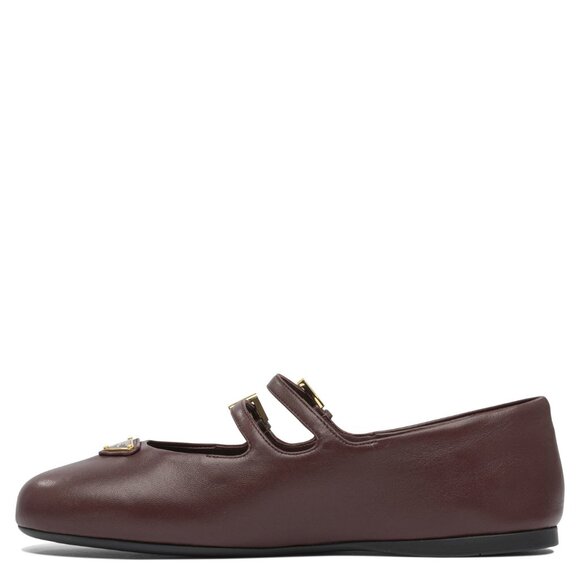 Prada Nappa Leather Ballet Flats IT 36 Women - Picture 3 of 5